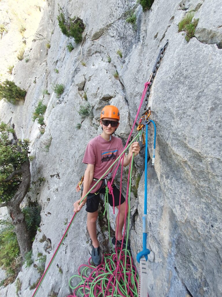 Stage Grande Voie - club escalade bauju - bauges