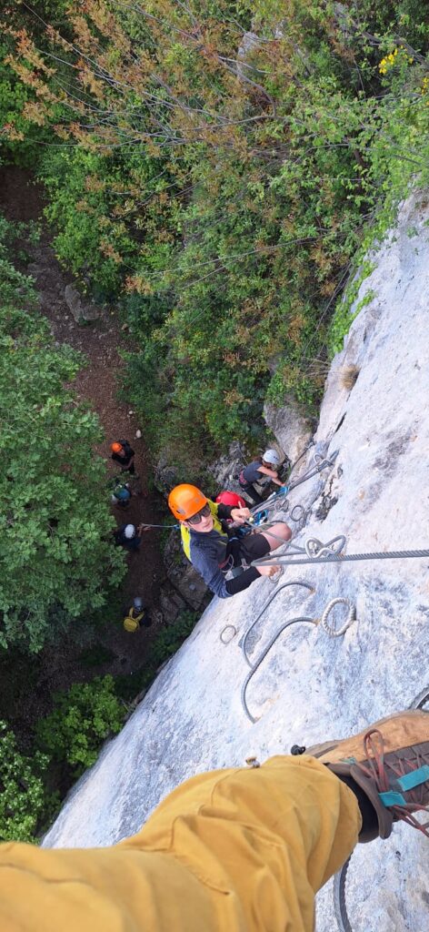 Stage Via Ferrata - club escalade bauju - bauges
