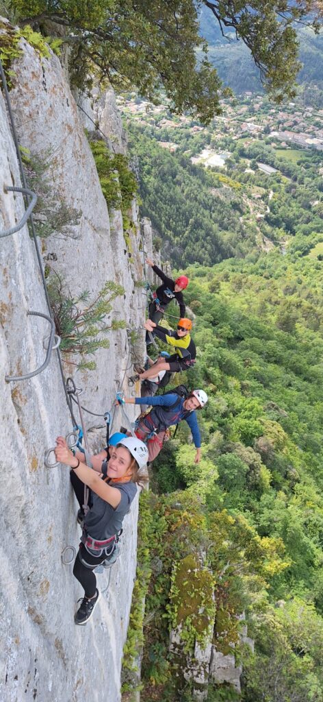 Stage Via Ferrata - club escalade bauju - bauges
