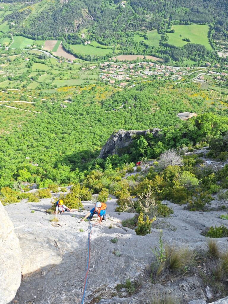 Stage Grande Voie - club escalade bauju - bauges
