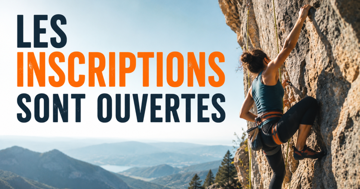 Inscriptions saison 2026-2027 ouvertes