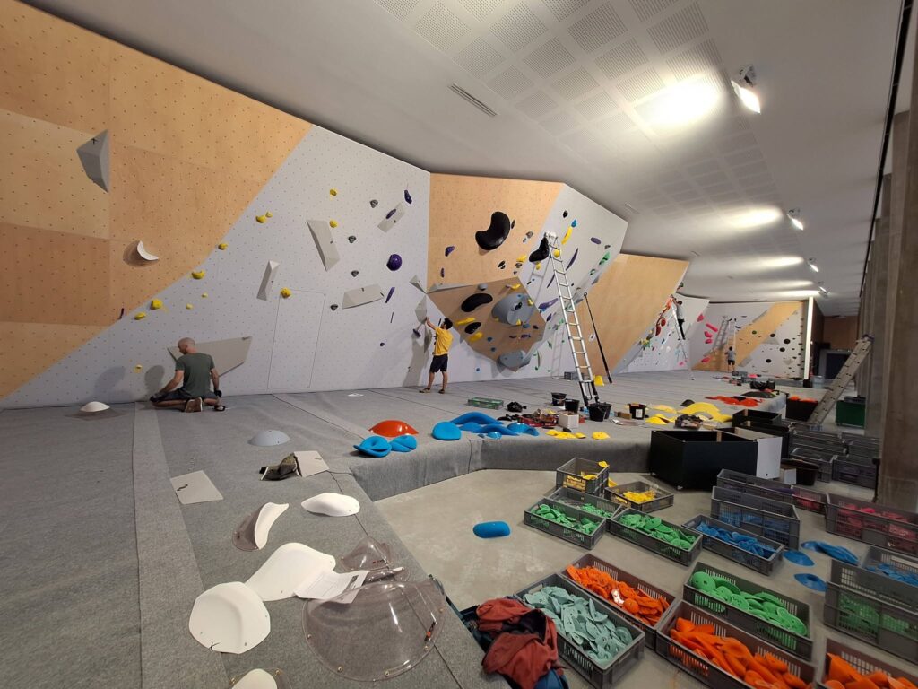 ouverture voie 3 - Club Escalade Bauju - Bauges